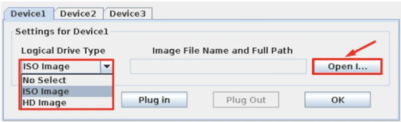 Подключение ISO-образа